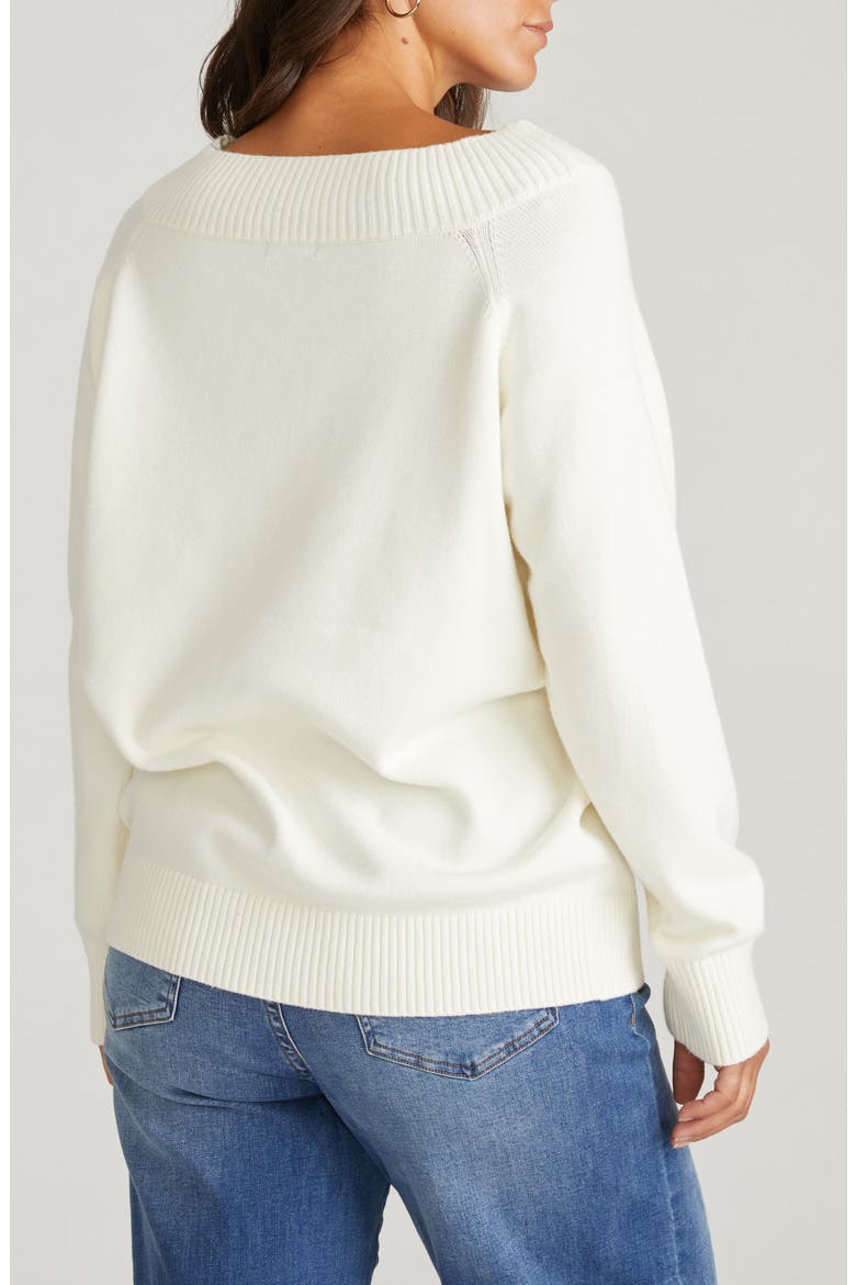 Noomi Boat Neck Sweater, Alternate, color, CREAM IVORY