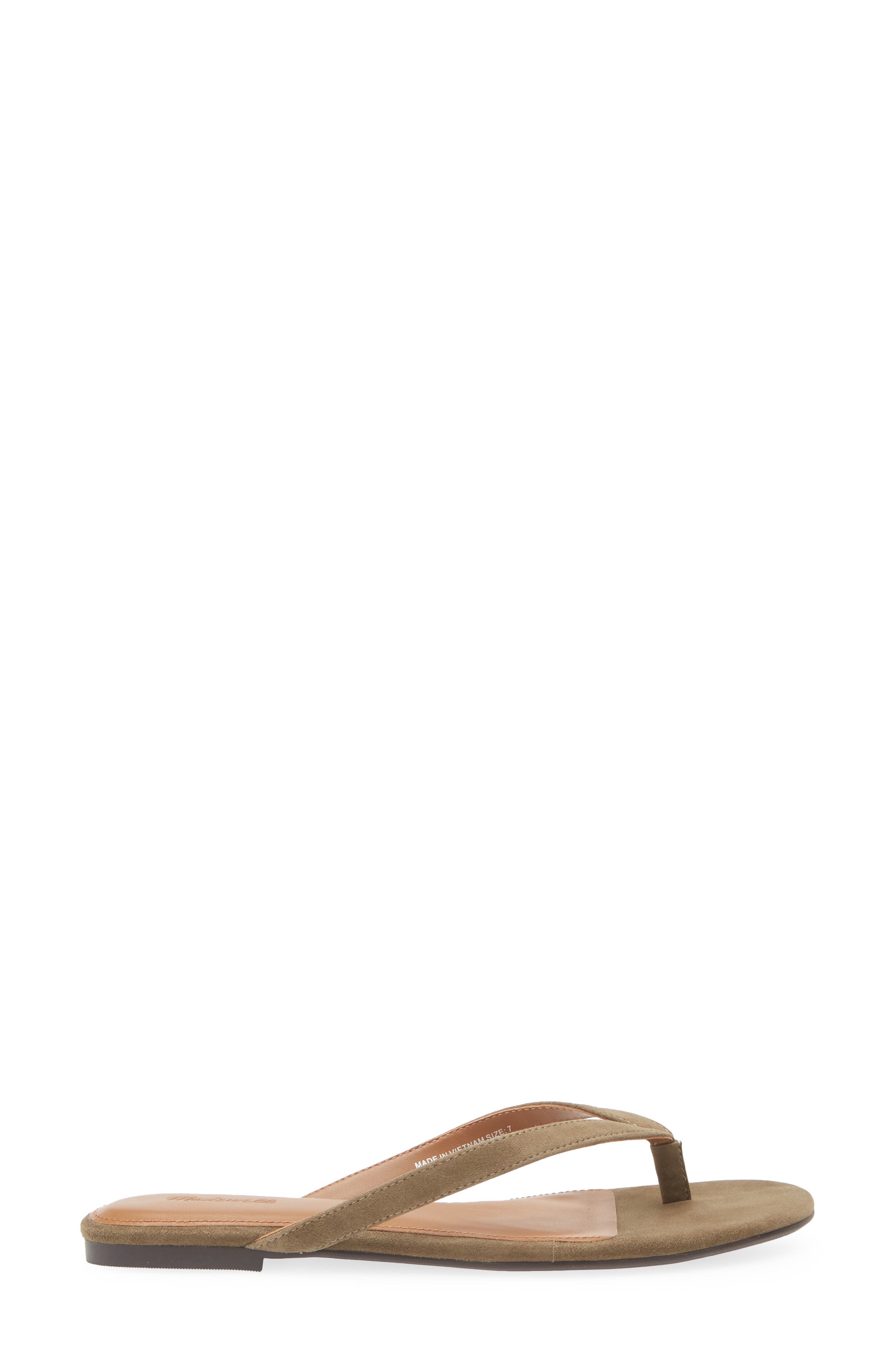 Madewell The Iggy Flip Flop, Alternate, color, Safari Khaki