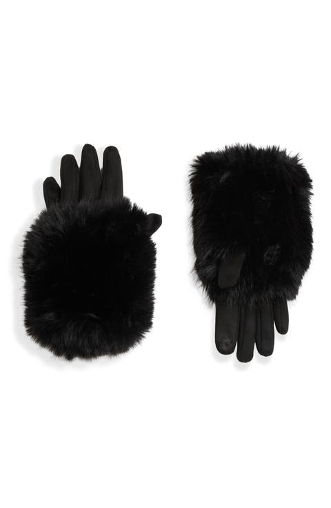 Lexa Faux Suede Convertible Gloves