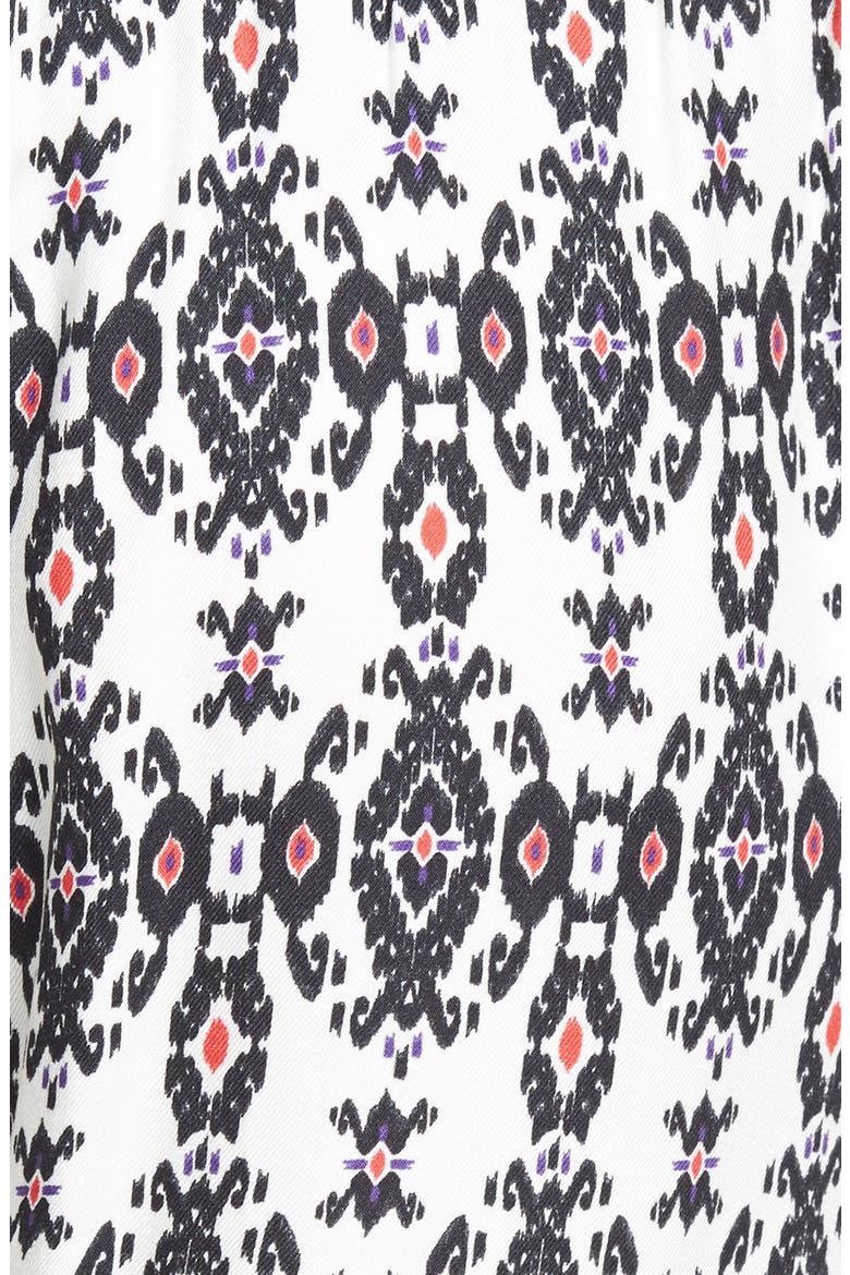 Print Flare Pants, Alternate, color, VELLUM