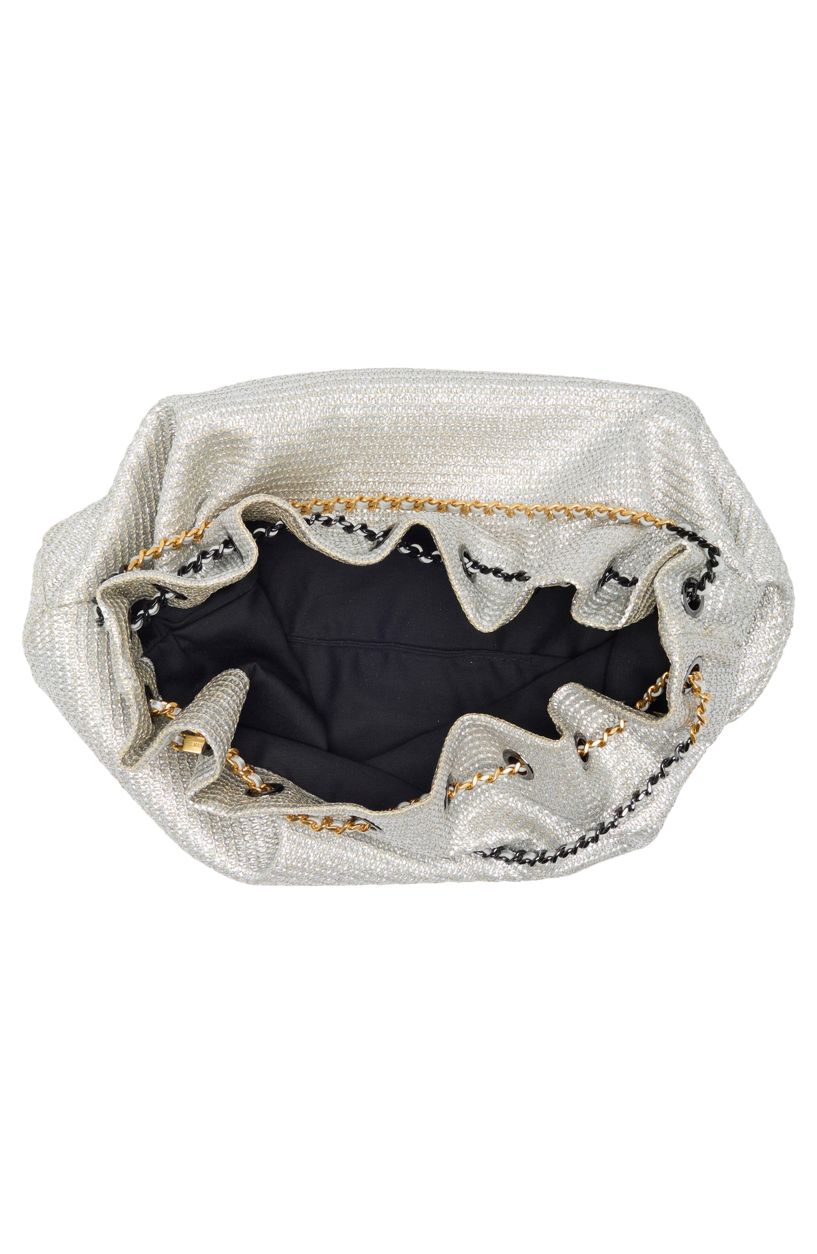 Rebecca Minkoff Metallic Leather Soft Tote, Alternate, color, 