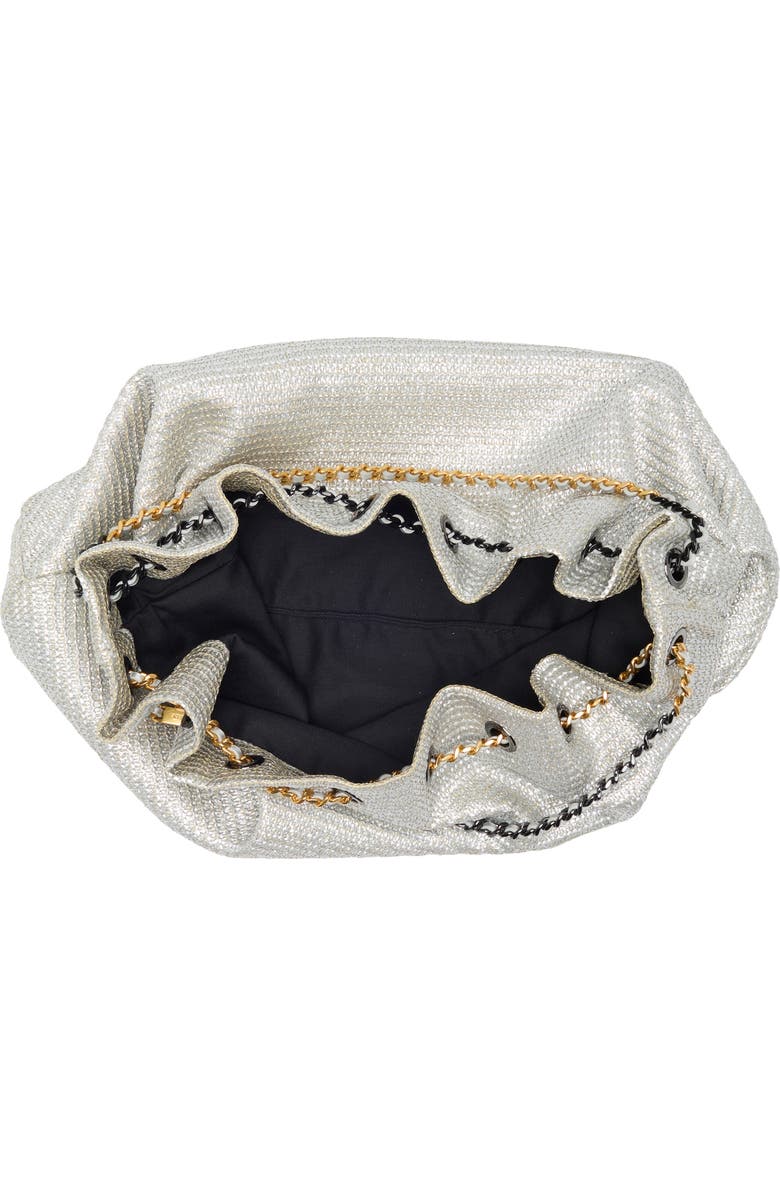 Rebecca Minkoff Metallic Leather Soft Tote, Alternate, color,