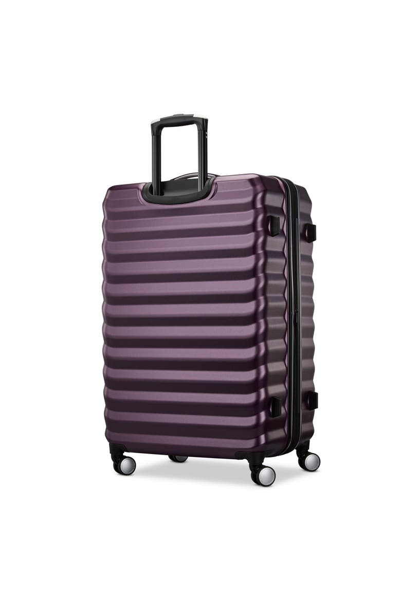 Element Hardside Expandable 28" Large Checked Spinner Luggage, Alternate, color, Dusk Purple