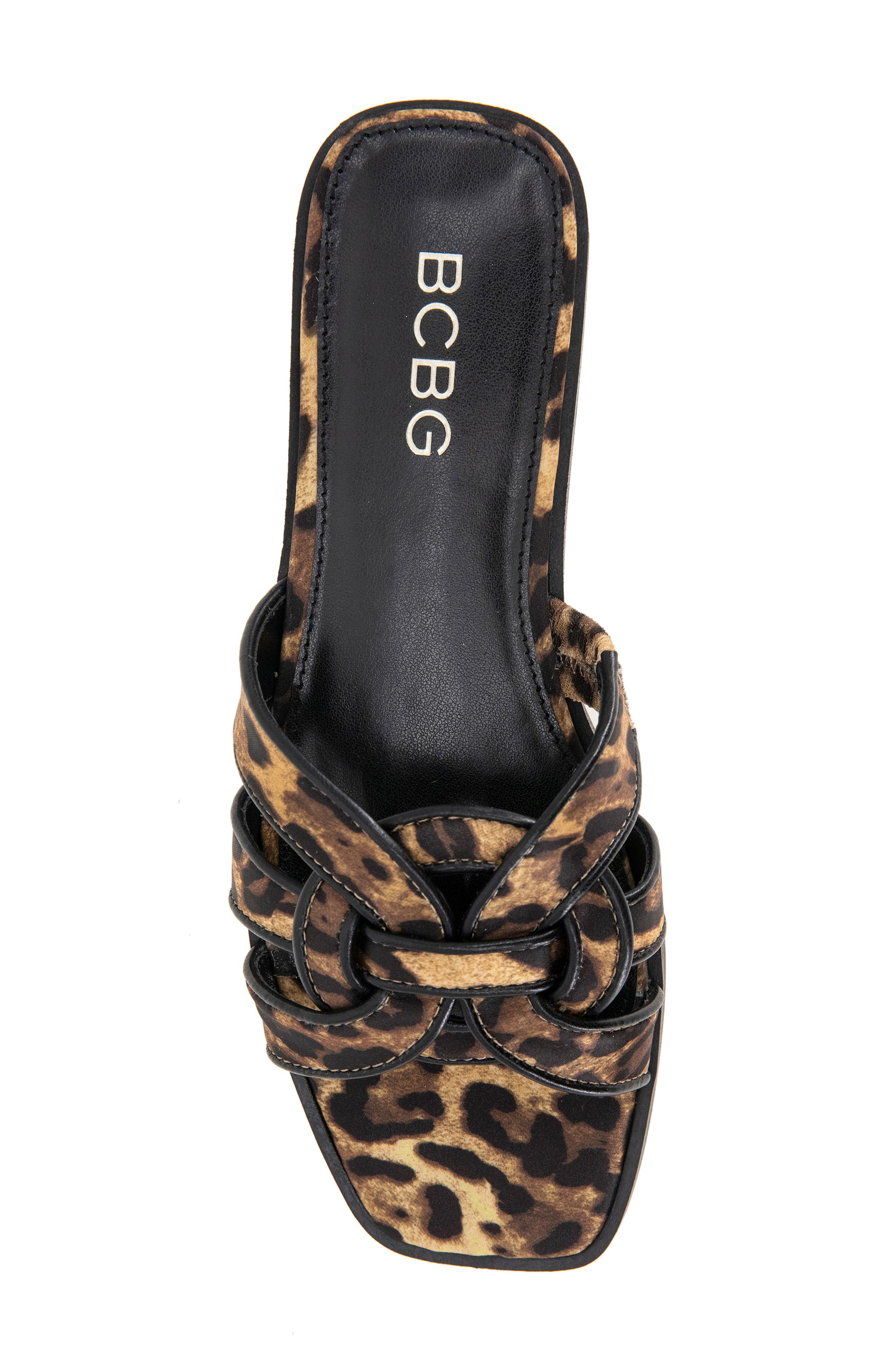 BCBGeneration Meltem Slide Sandal, Alternate, color, Cheetah