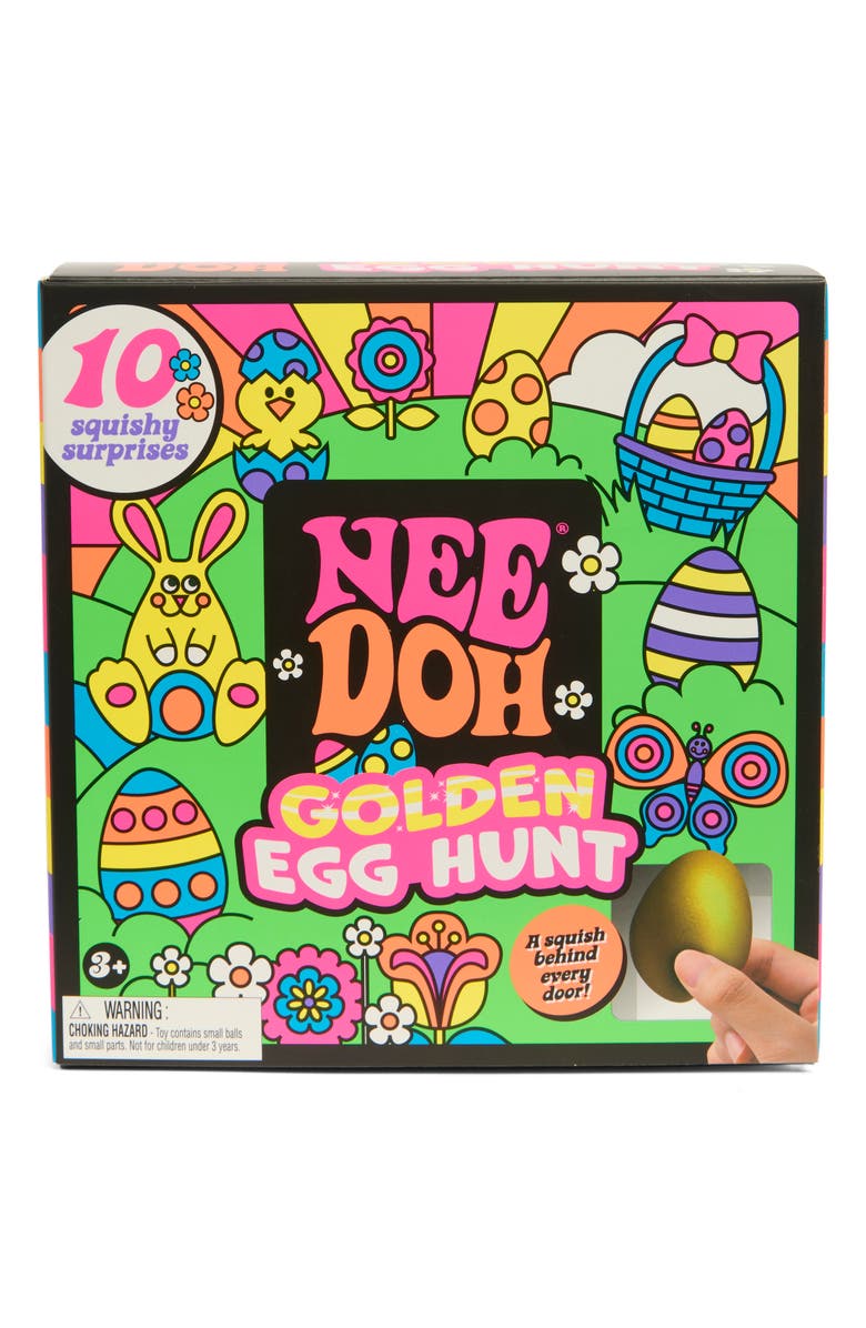 Schylling NeeDoh Golden Egg Hunt, Main, color, 