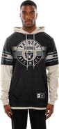 New Era Men's New Era Black Las Vegas Raiders Twofer Layered Long Sleeve Hoodie T-Shirt