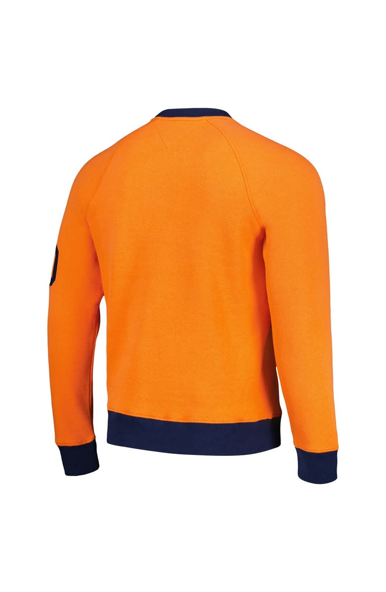 Tommy Hilfiger Men's Tommy Hilfiger Orange Denver Broncos Reese Raglan Tri-Blend Pullover Sweatshirt, Alternate, color, Orange