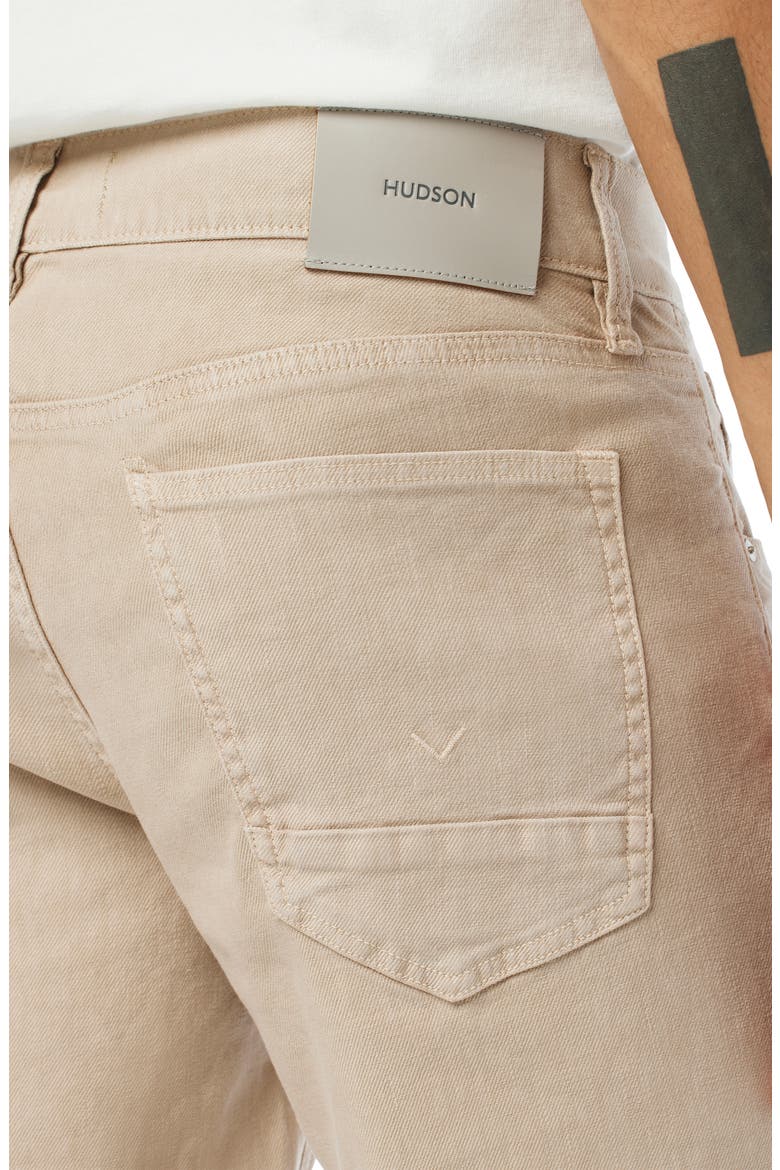 Blake Slim Straight Leg Stretch Linen Blend Five Pocket Pants, Alternate, color, TUFFET