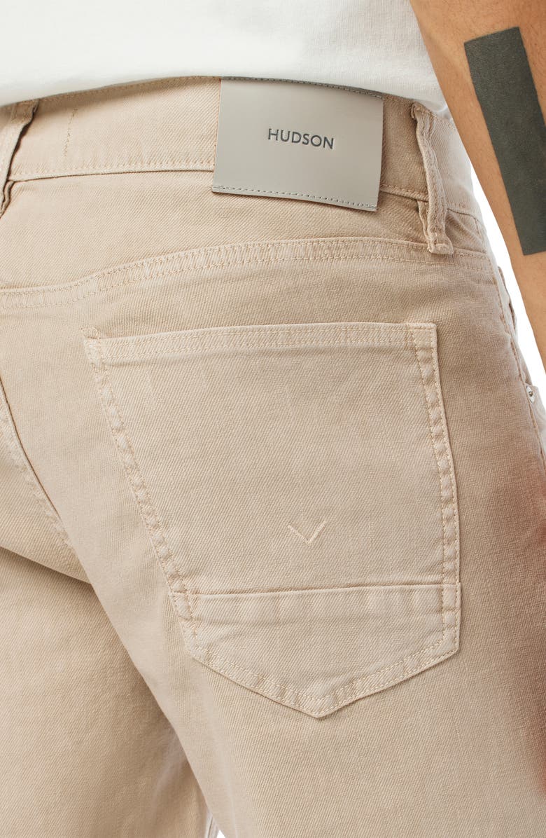 Hudson Jeans Blake Slim Straight Leg Stretch Linen Blend Five Pocket Pants, Alternate, color, 