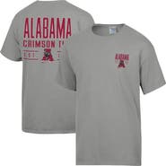ComfortWash Men's ComfortWash Gray Alabama Crimson Tide Big Name T-Shirt