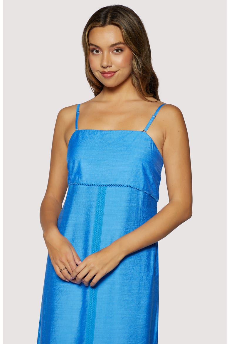 Gleaming Waters Embroidered Detail Maxi Dress, Alternate, color, BLUE
