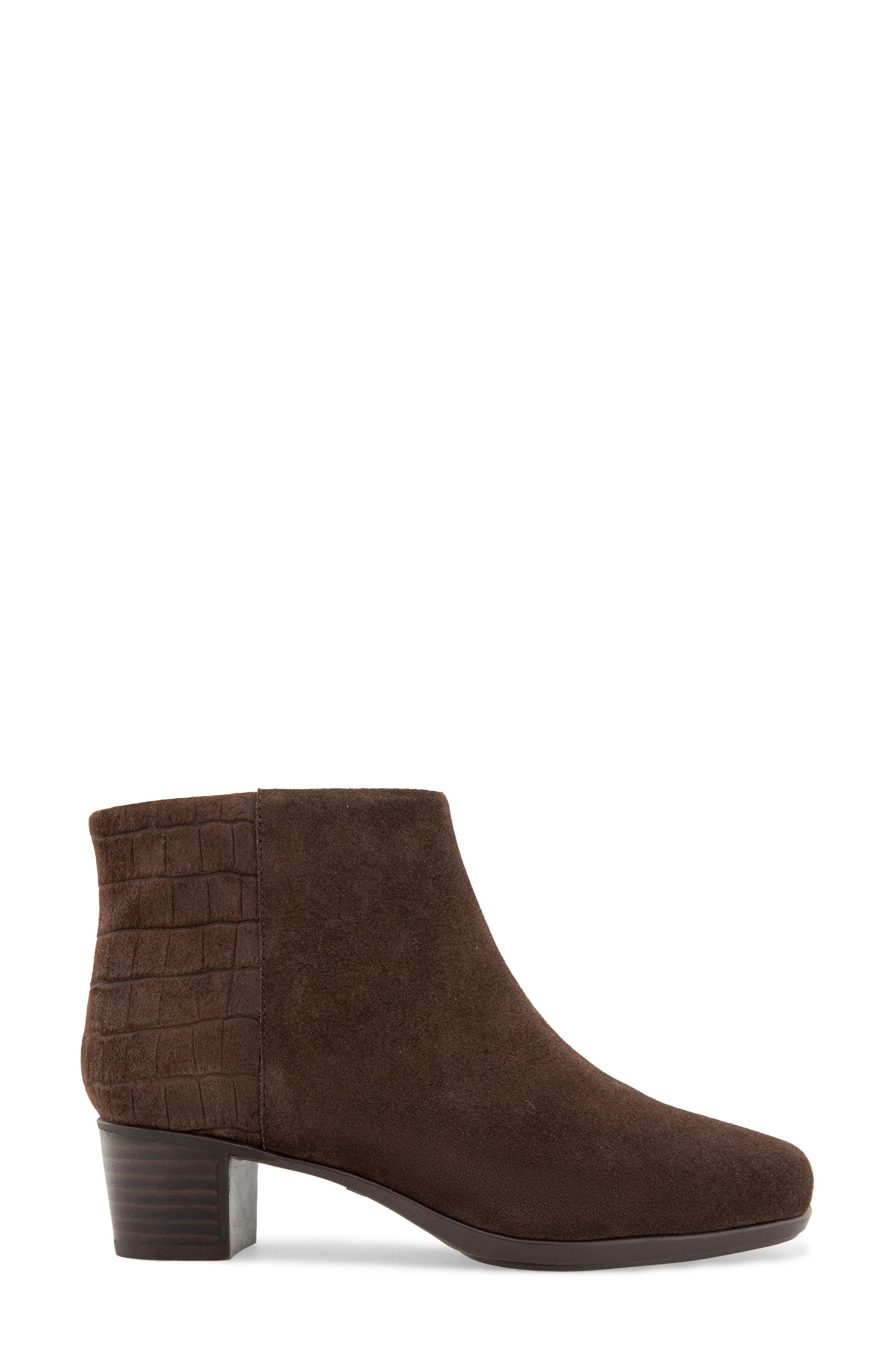 Calia Leather Bootie, Alternate, color, CHOCOLATE COMBO