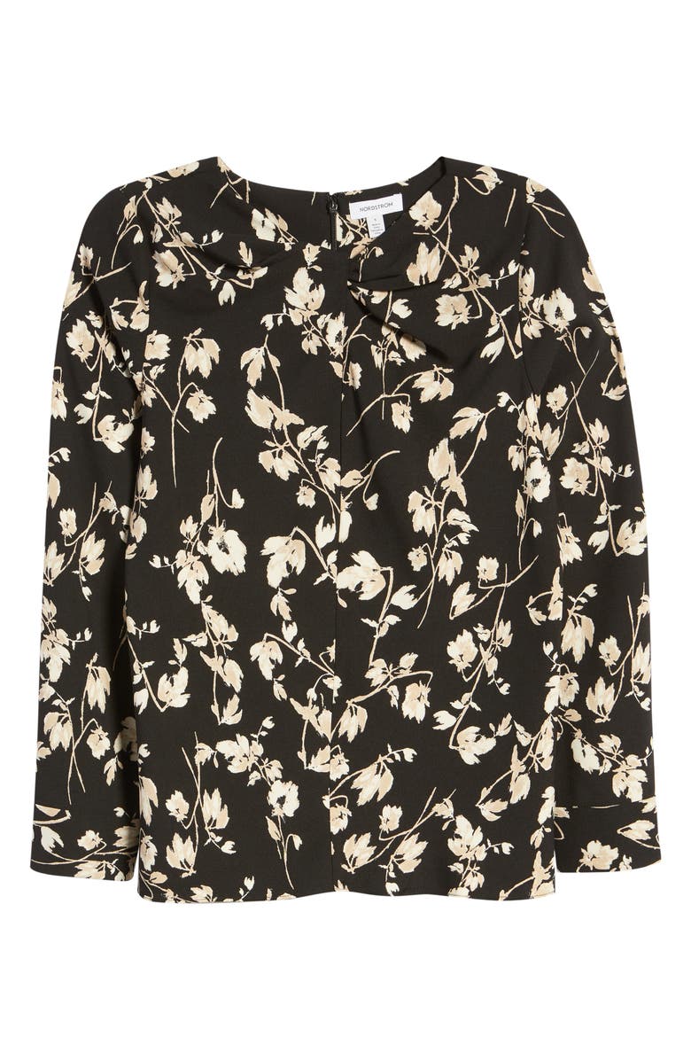Nordstrom Twist Neck Blouse, Alternate, color,