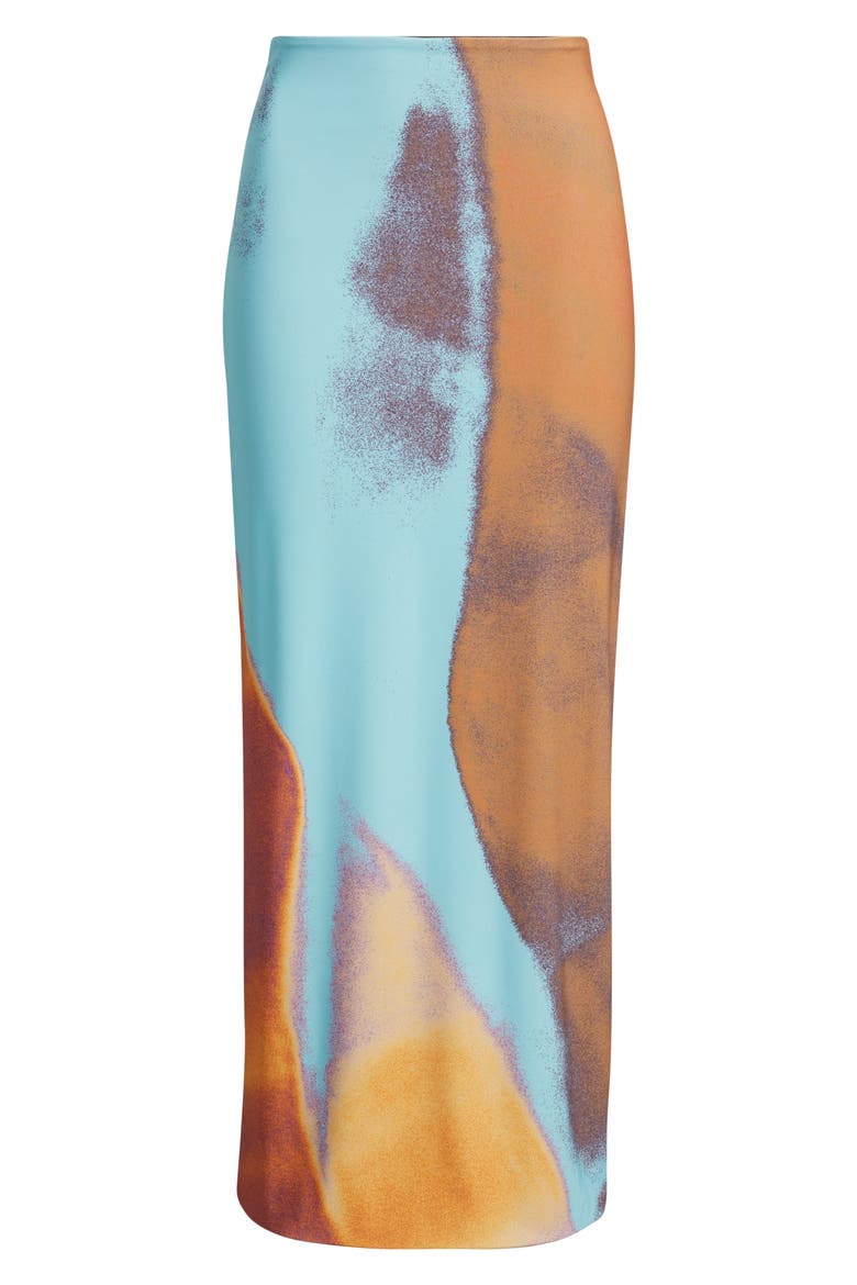 Tu X Mi Maxi Skirt, Alternate, color, TURQUOISE