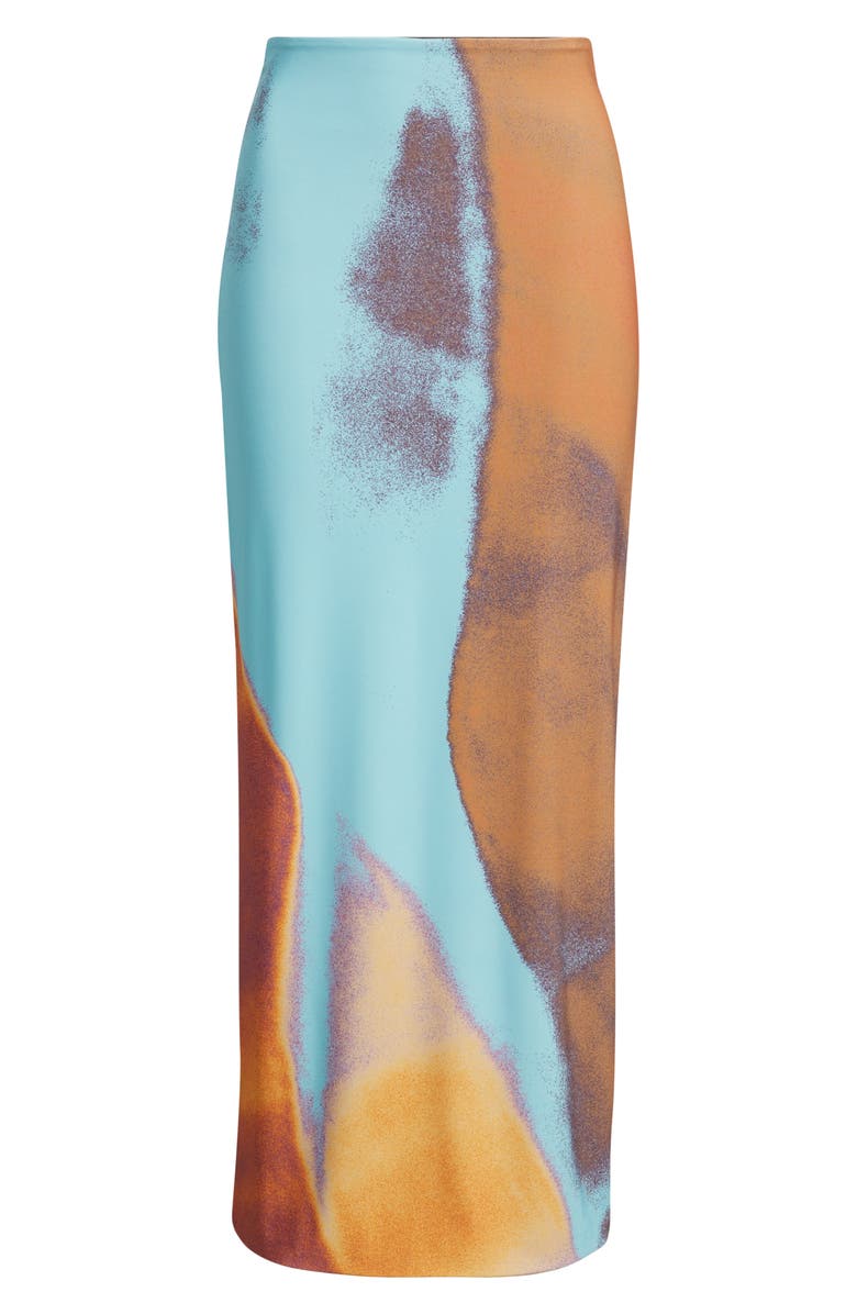 Feners Tu X Mi Maxi Skirt, Alternate, color, Turquoise