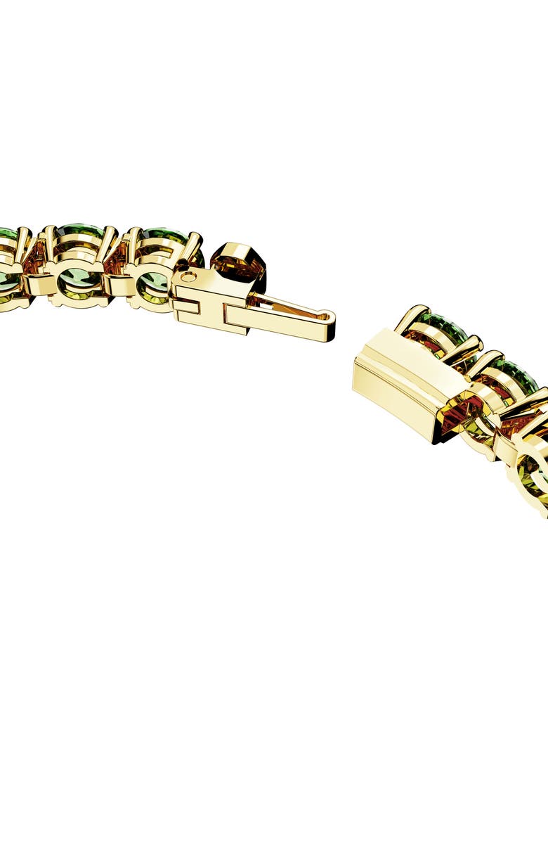 Swarovski Matrix Crystal Tennis Bracelet, Alternate, color, Green