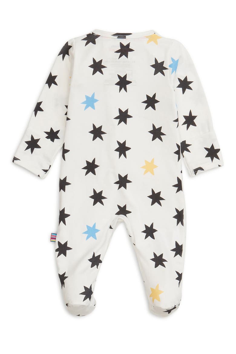 Cosmic Confetti Footie, Alternate, color, WHITE