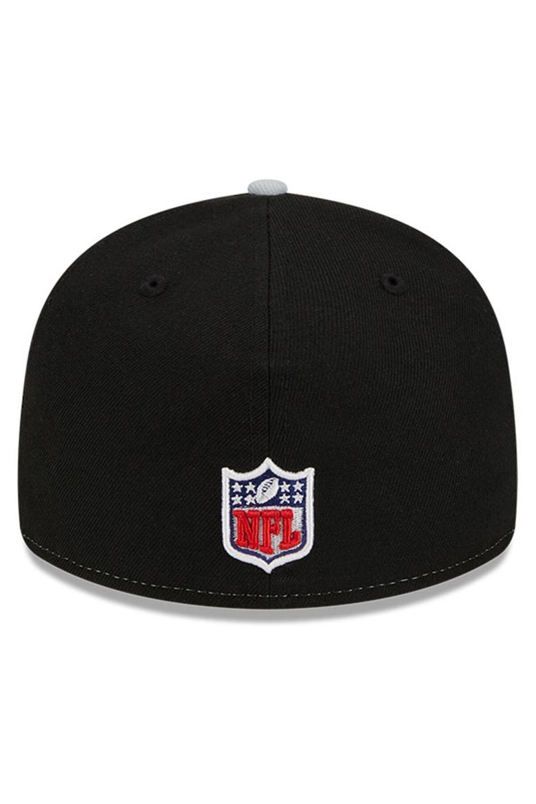 Men's New Era  Cream/Black Las Vegas Raiders 2023 Sideline Historic Low Profile 59FIFTY Fitted Hat, Alternate, color, Cream