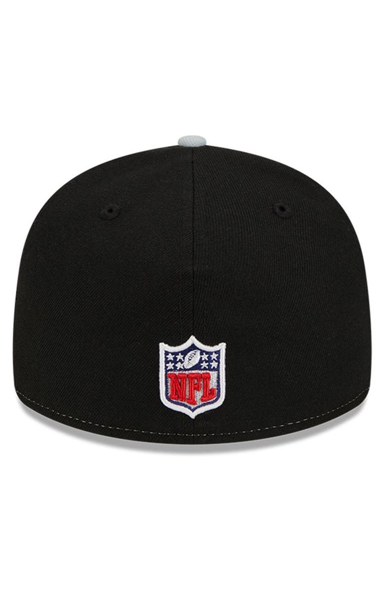 New Era Men's New Era  Cream/Black Las Vegas Raiders 2023 Sideline Historic Low Profile 59FIFTY Fitted Hat, Alternate, color, 