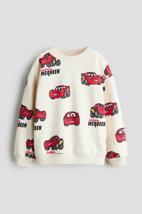Printed Brushed-inside Sweatshirt