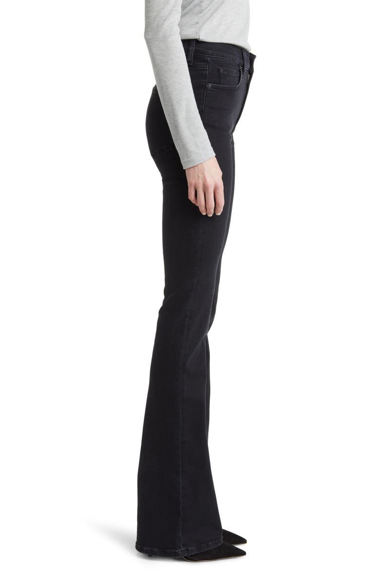 Beverly High Waist Skinny Flare Jeans, Alternate, color, WASHED ONYX