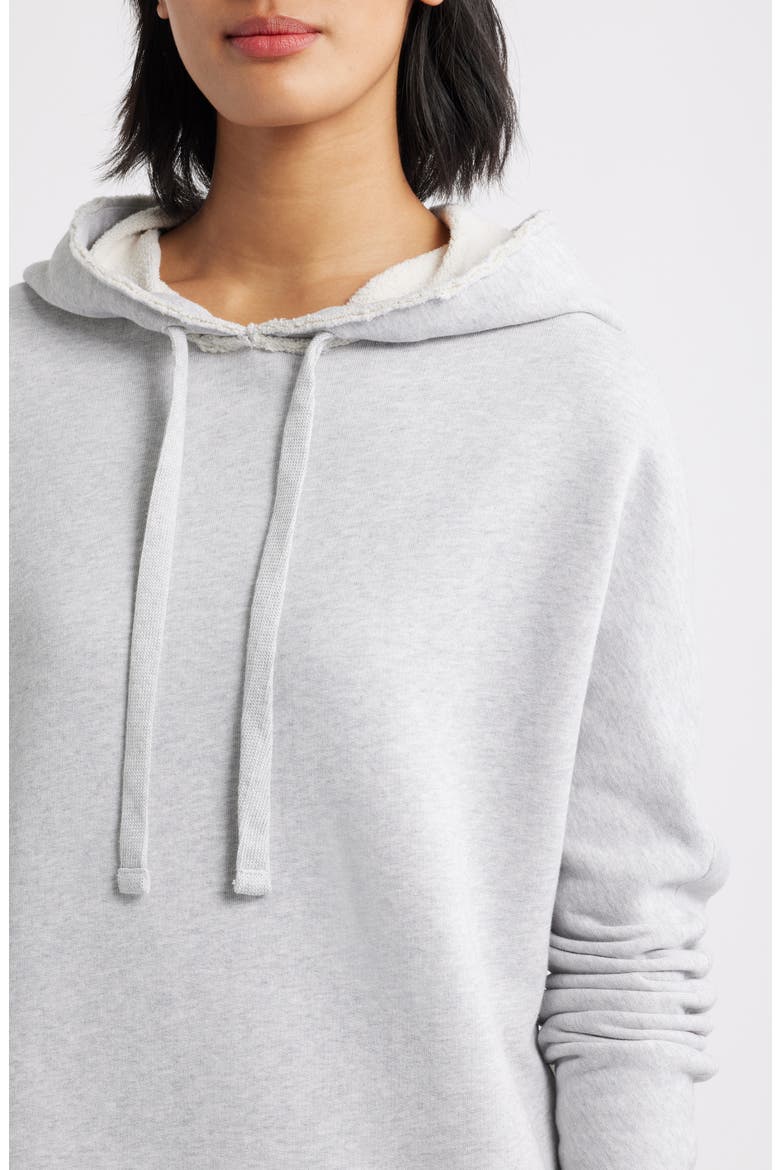Mini James Hooded Sweater Dress, Alternate, color, GRAY MELANGE