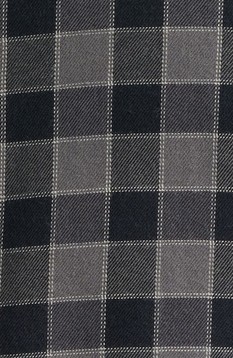 Nordstrom Flannel Button-Up Shirt, Alternate, color, Grey Magnet Carey Check