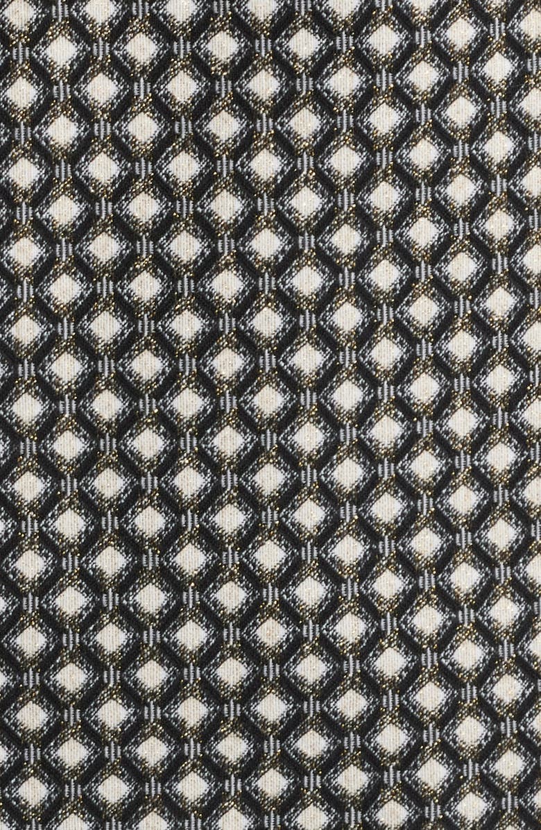 Anne Klein Metallic Open Front Blazer, Alternate, color, 