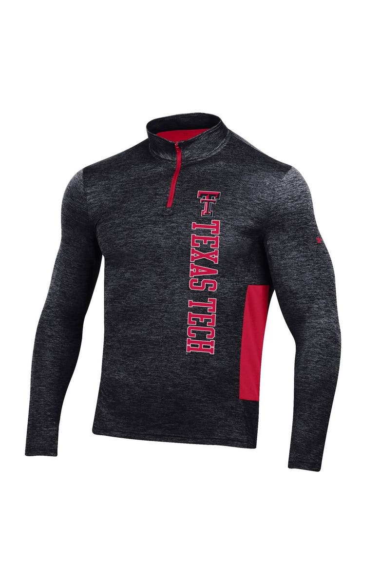 Under Armour Men's Under Armour Black Texas Tech Red Raiders Gameday Twist Quarter-Zip Top, Alternate, color, Black