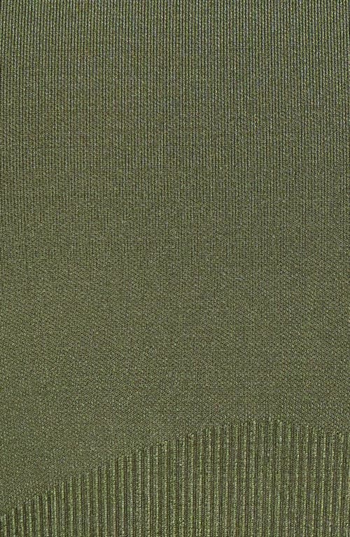 Pinsy Butter Sculpt Short Sleeve Bodysuit In Olive Green