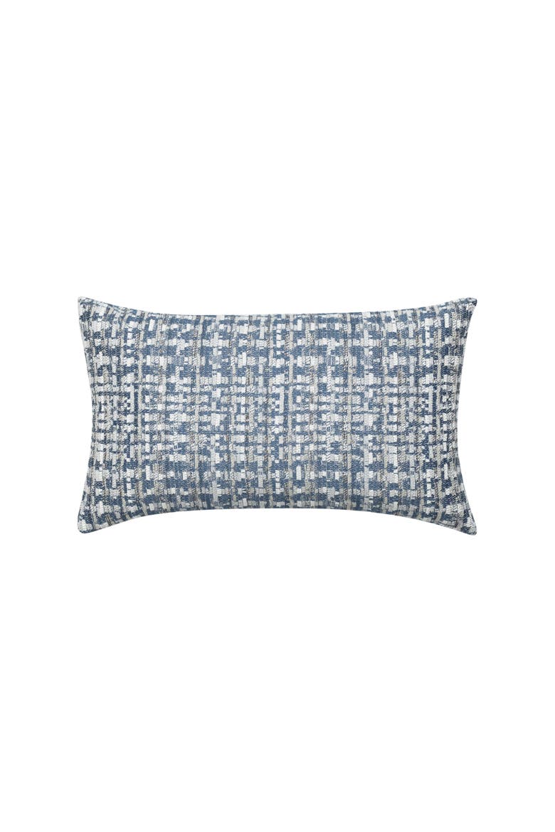 Channel Indoor & Outdoor Woven Accent Pillow, Main, color, Bleu