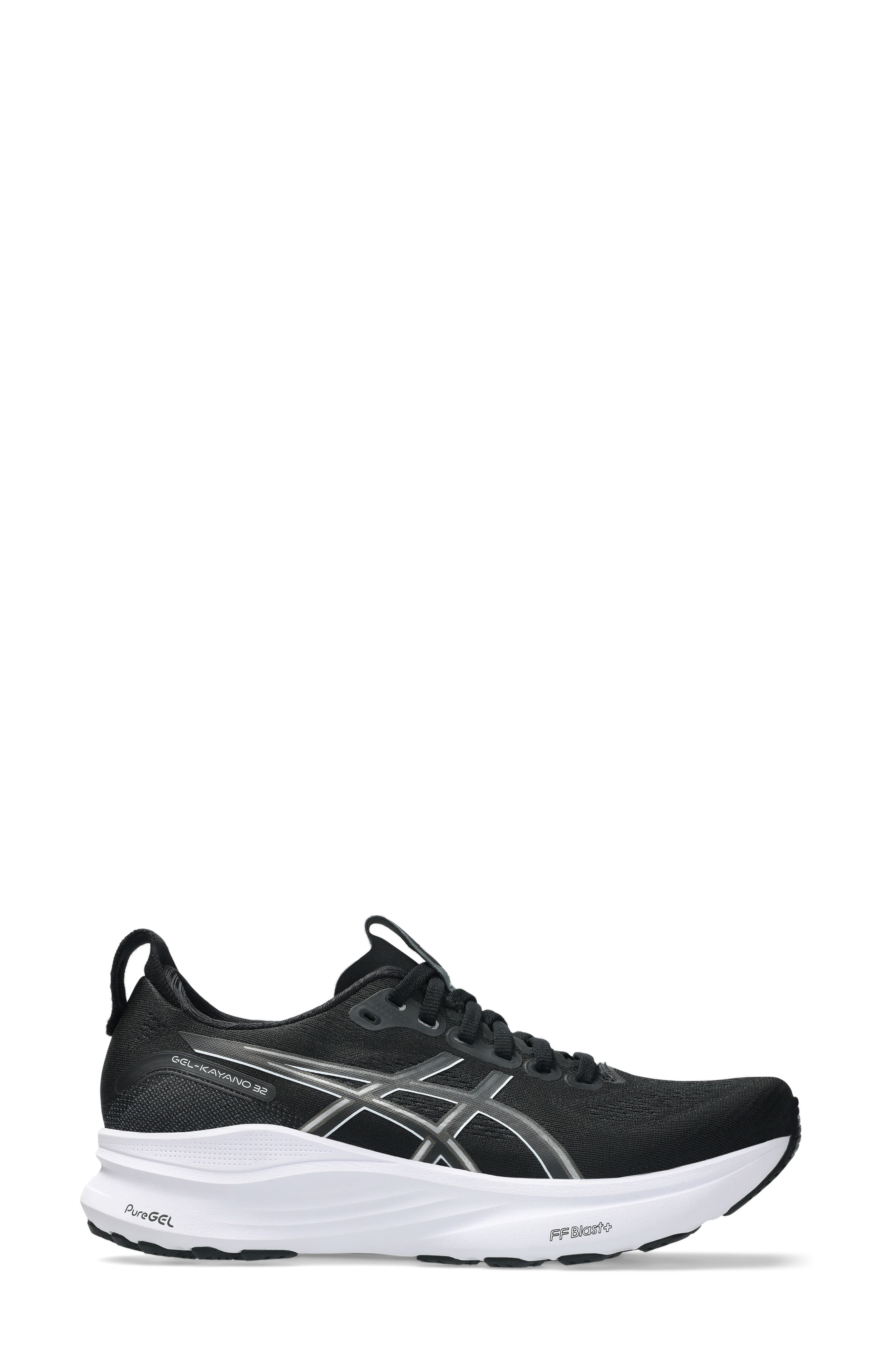 ASICS<sup>®</sup> GEL-KAYANO<sup>®</sup> 32 Running Shoe, Alternate, color, Black/ White