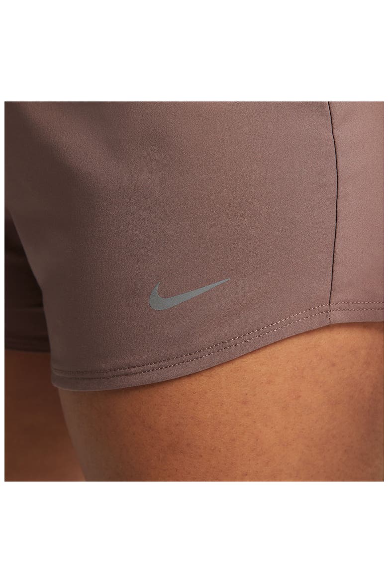 Dri-FIT Mid-Rise 3-Inch Brief-Lined Shorts, Alternate, color, PLUM ECLIPSE/ REFLECTIVE SILV