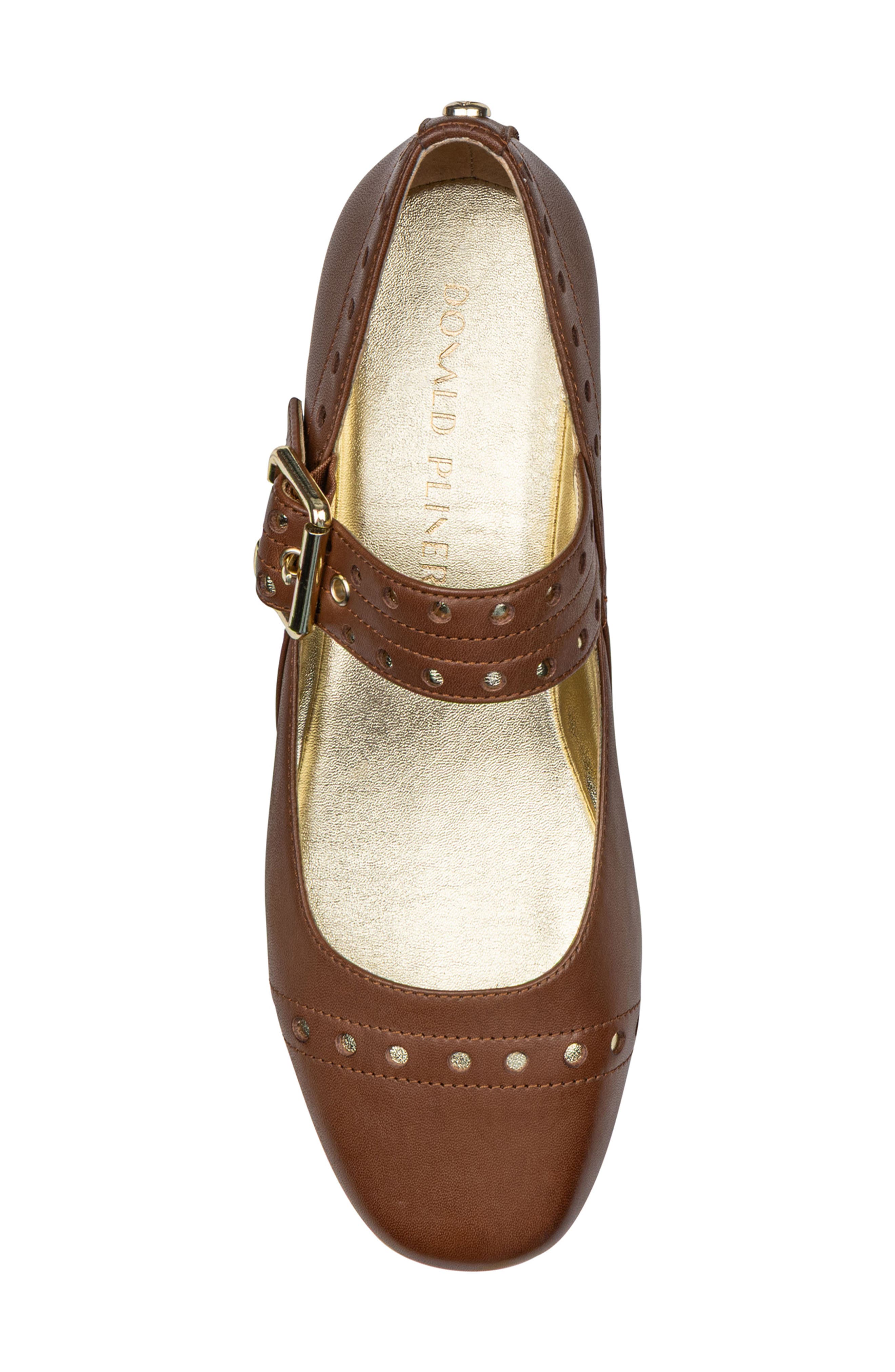 Donald Pliner Liane Mary Jane Flat, Alternate, color, Cognac