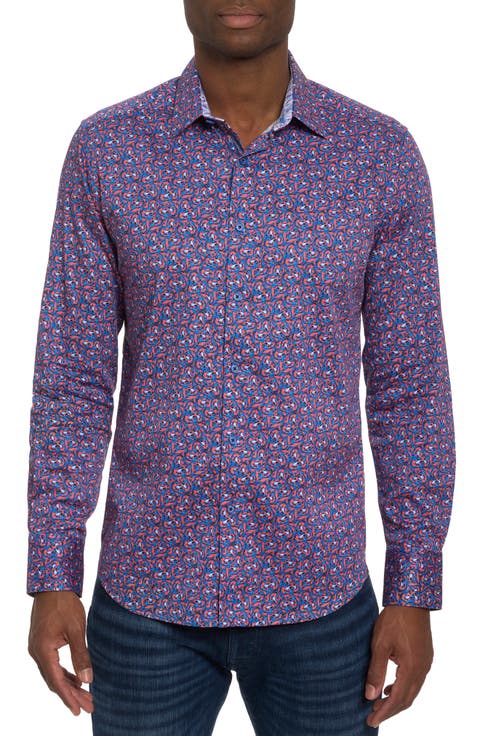 Golden Horn Stretch Button-Up Shirt
