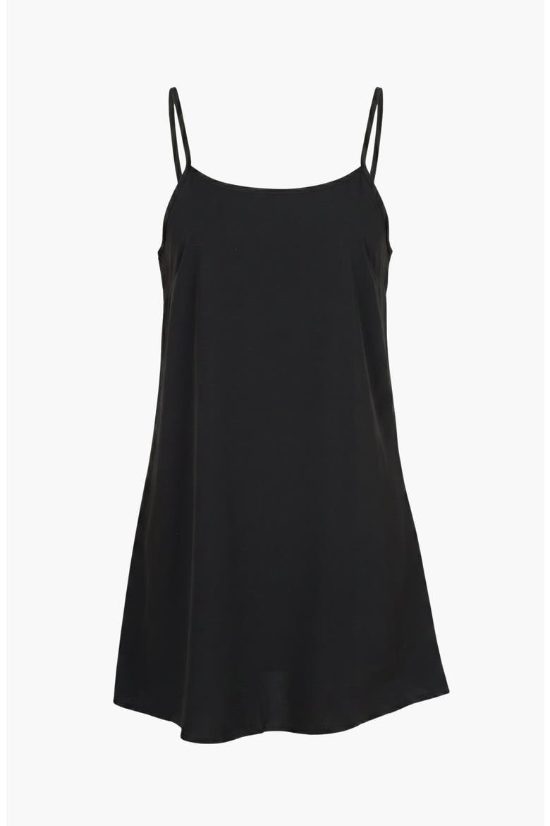 Polka Dot Embroidered Lace V-Neck Tie Waist Dress, Alternate, color, Black