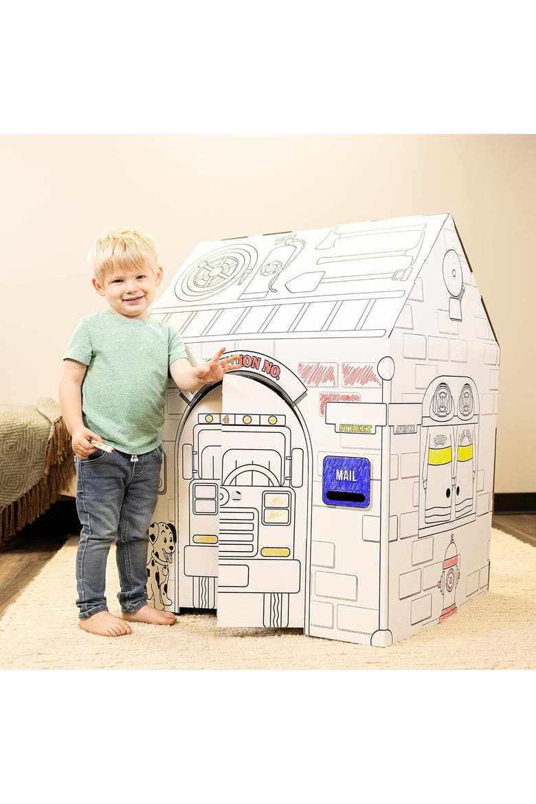 Police And Fire Station Kids Art & Craft, Alternate, color, Multicolored