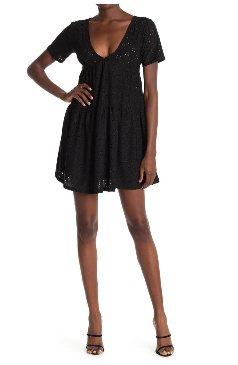 Velvet Torch Kimono Tiered Dress, Alternate, color, 