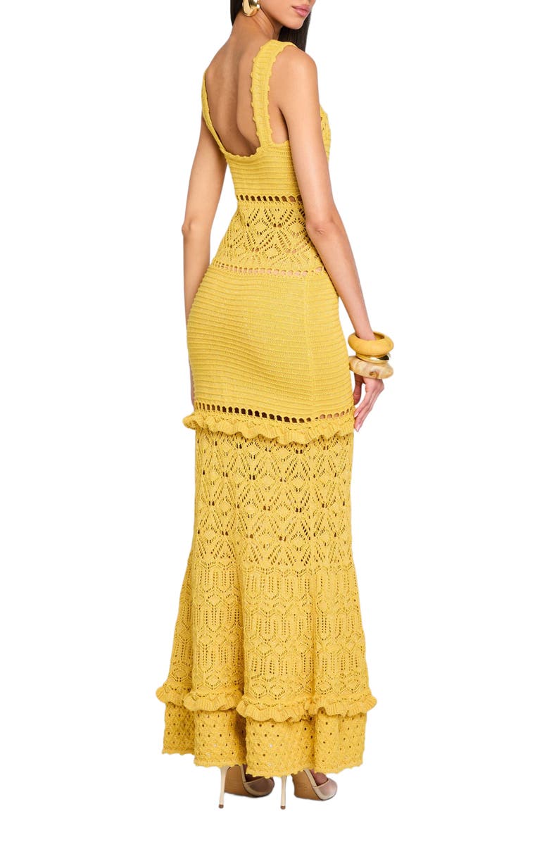 Retrofête Winona Crochet Dress, Alternate, color, 