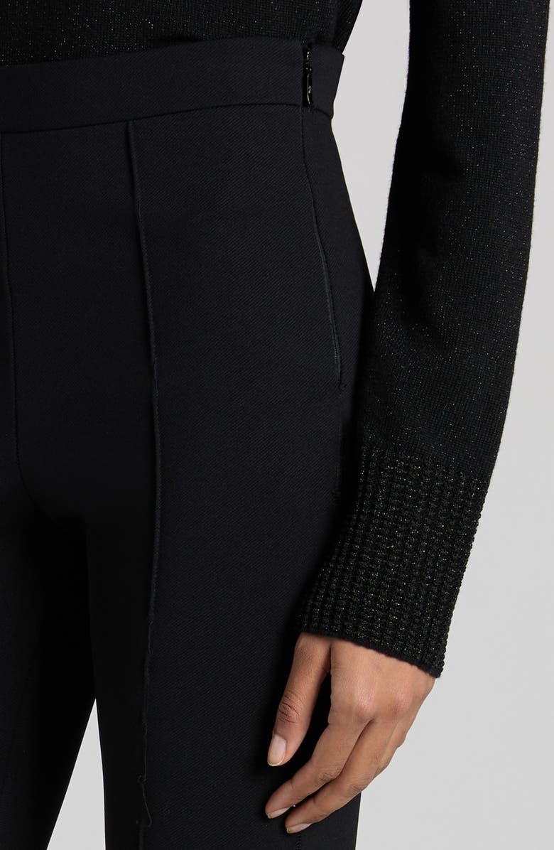 Moncler Pintuck High Waist Leggings, Alternate, color, 