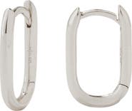 MADE BY MARY Paper Clip Hoop Earrings