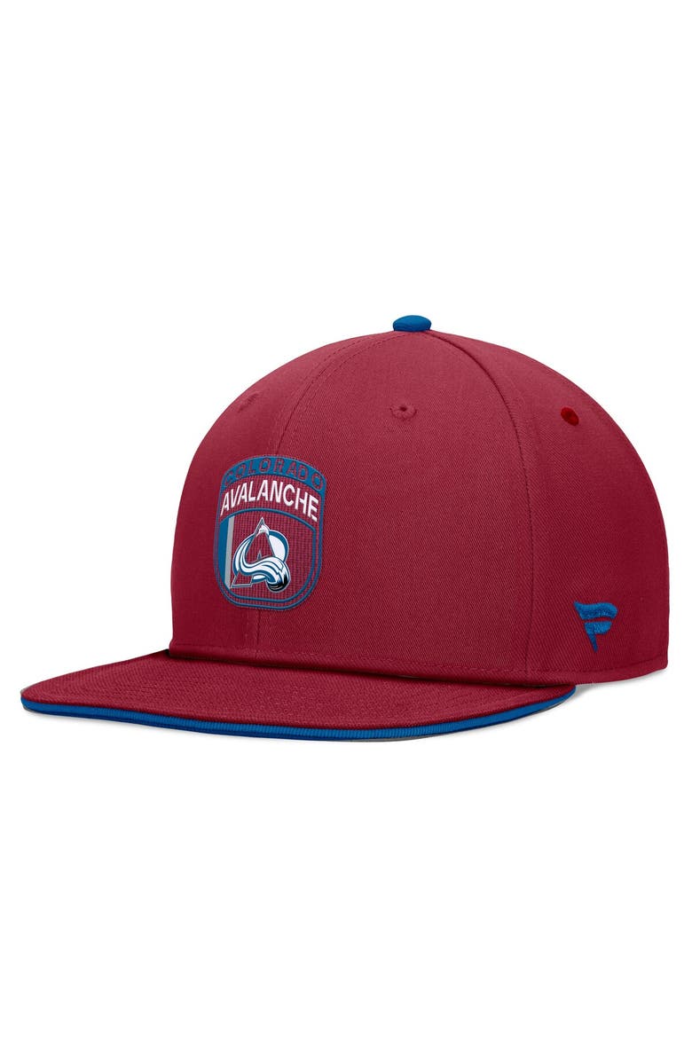 FANATICS Men's Fanatics Burgundy Colorado Avalanche 2024 NHL Draft Snapback Hat, Alternate, color, 