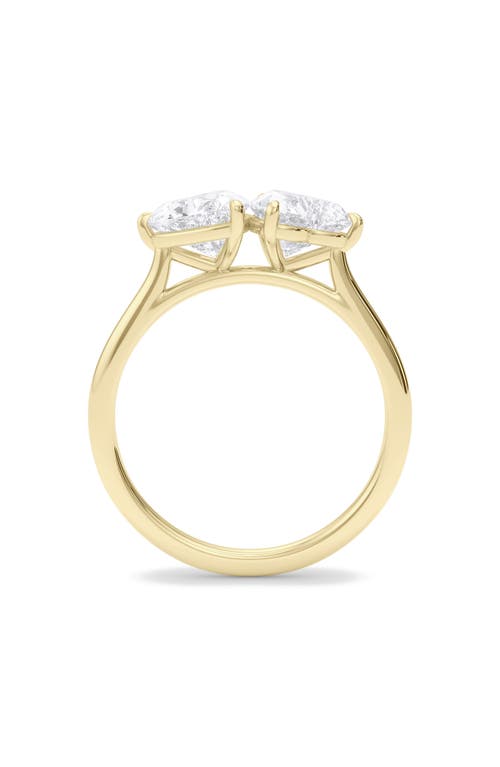 Hautecarat Lab Grown Diamond Twin Heart Ring