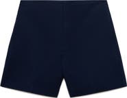 MANGO High Waist Straight Shorts