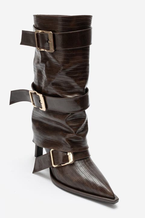 Ylva Stiletto Pointed Toe Boot