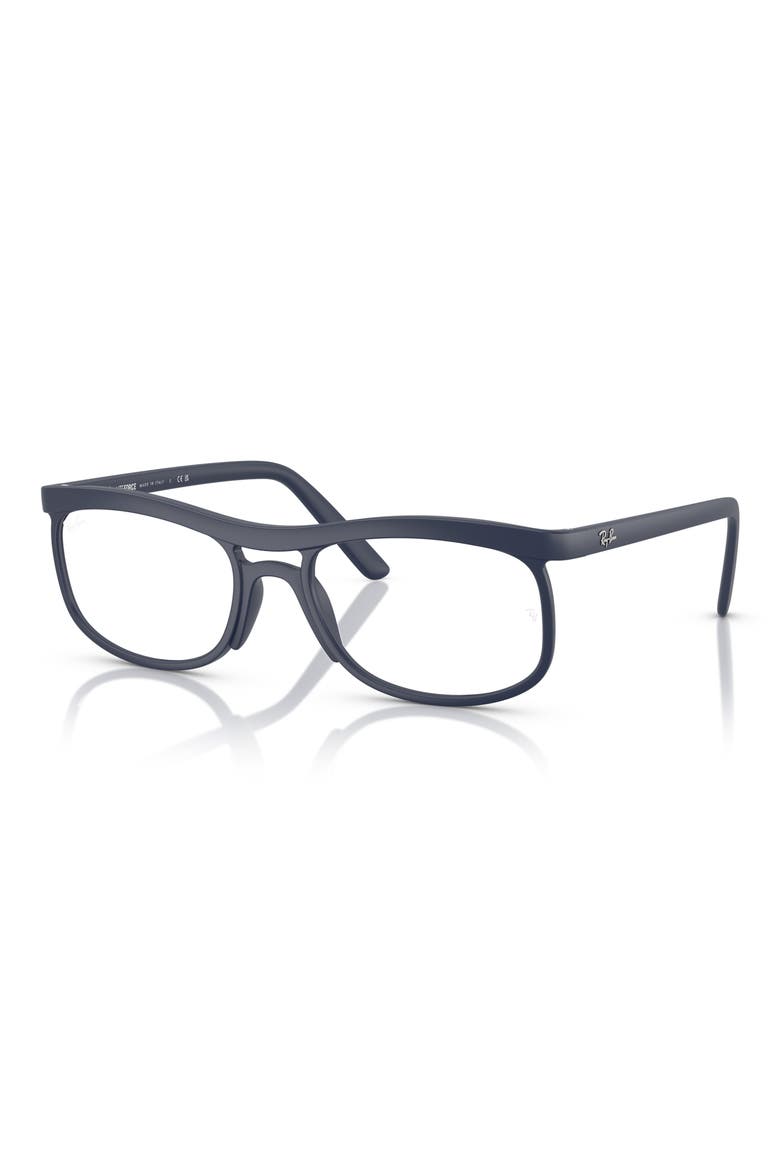 56mm Pillow Optical Glasses, Alternate, color, DARK BLUE
