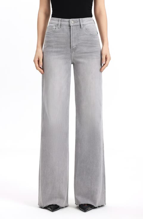 Super High Waist Wide Leg Jeans