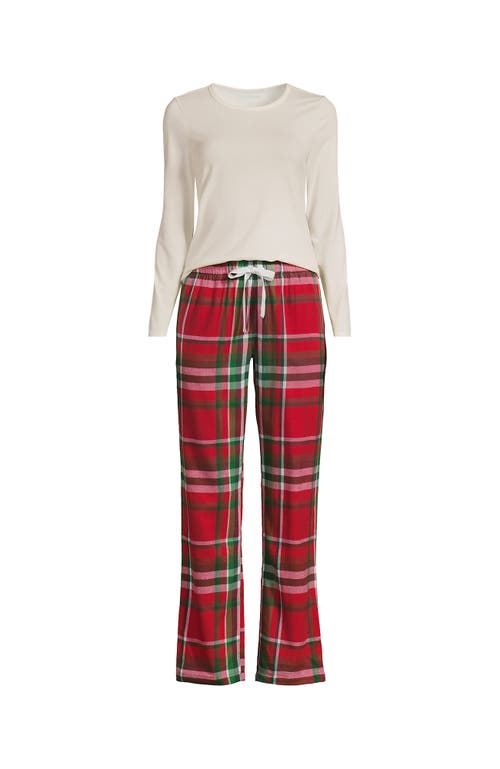 Lands' End Plus Size Pajama Gift Set In Multi