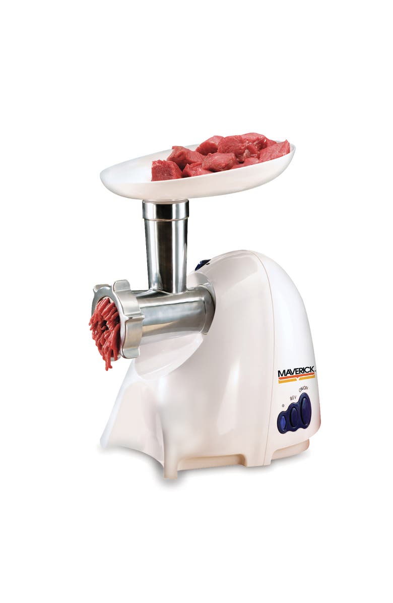 Maverick Deluxe 550 Watt Meat Grinder, Main, color, White