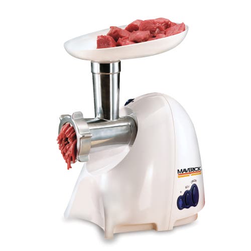 Maverick Deluxe 550 Watt Meat Grinder In White